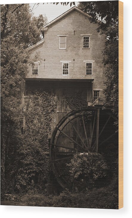 Mill Wood Print featuring the photograph Fall's Mill by George Taylor