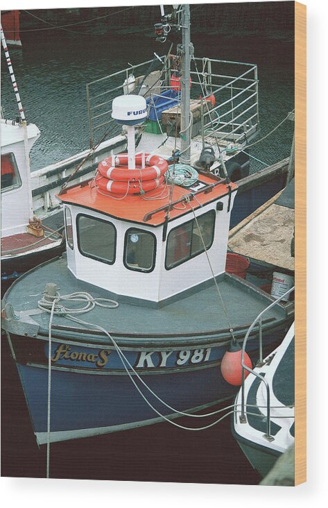 Anstruther Wood Print featuring the photograph Fiona S by Kenneth Campbell