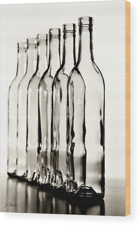 Bottle Wood Print featuring the photograph Follow the Leader No. 2 by Joe Bonita