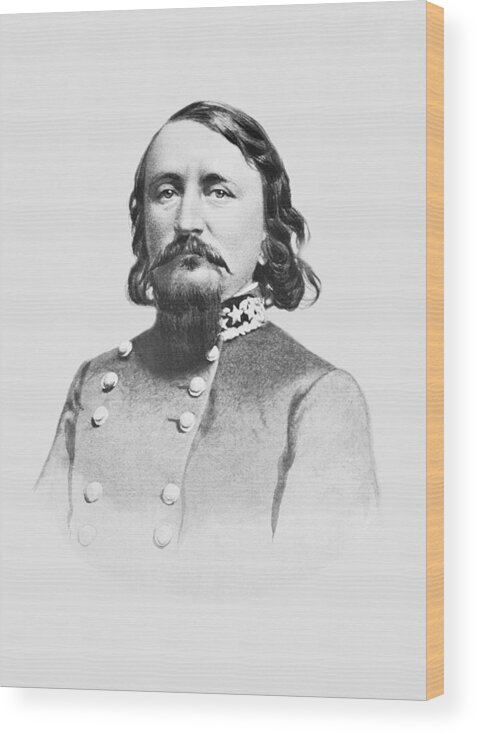 General Pickett Wood Print featuring the photograph General Pickett - CSA by Paul W Faust - Impressions of Light