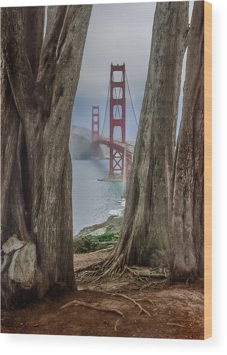 California Wood Print featuring the photograph Golden Gate Bridge by Patrick Boening