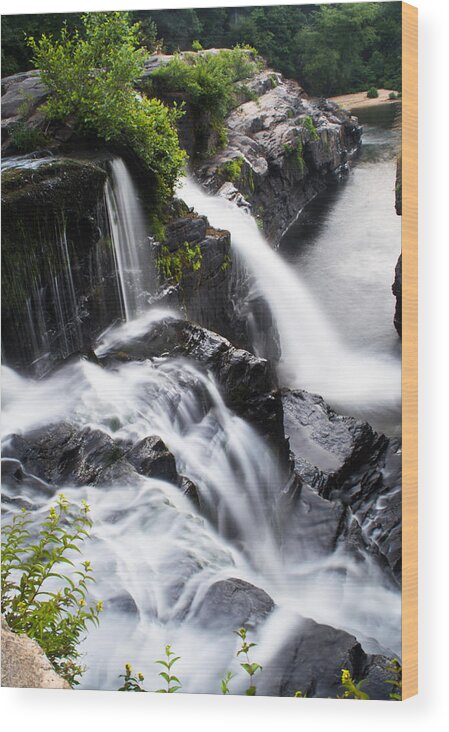 Water Wood Print featuring the photograph High Falls Park by Parker Cunningham