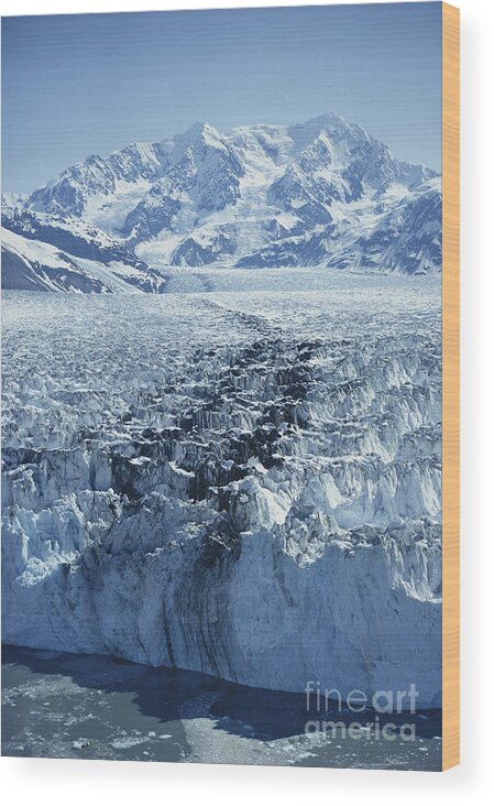 Glacier Wood Print featuring the photograph Hubbard Glacier by Joseph Rychetnik