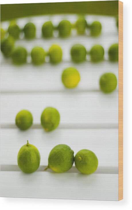 Green Wood Print featuring the photograph Lime Green by Skip Hunt