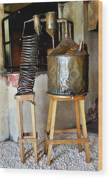 #rum Wood Print featuring the photograph Making Rum The Old Fashioned Way by Cornelia DeDona