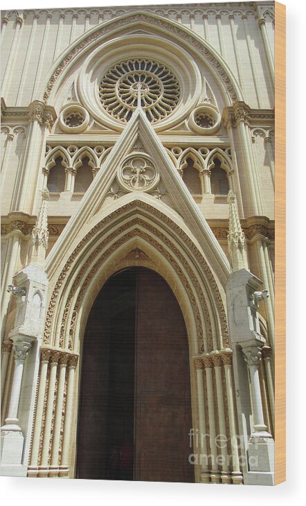 Malaga's Churches Wood Print featuring the photograph Malaga Church 2 by Randall Weidner