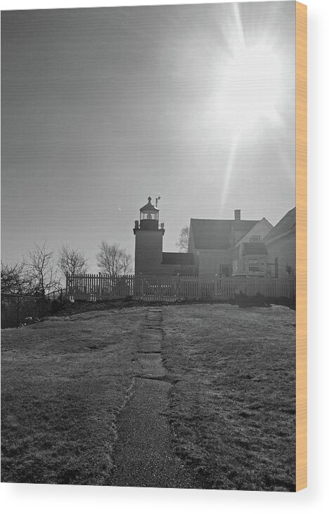 Lighthouse Wood Print featuring the photograph Path To The Light by Becca Wilcox