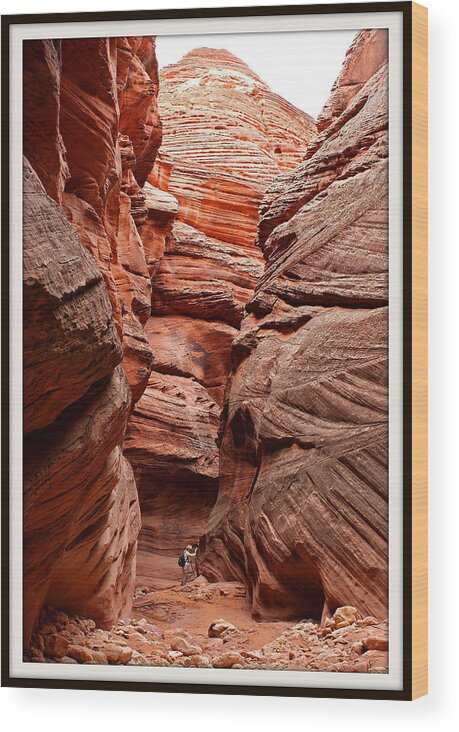 Slot Canyon Wood Print featuring the photograph Slot Canyons by Farol Tomson