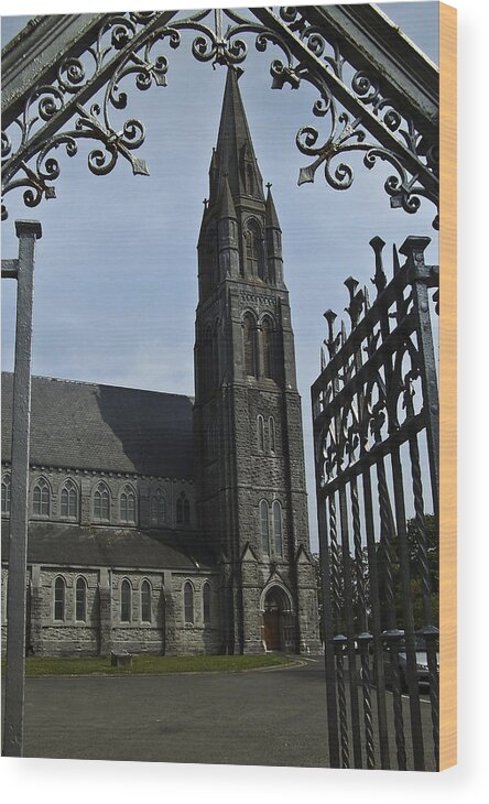 Nenagh Wood Print featuring the photograph St. Mary by Teresa Mucha