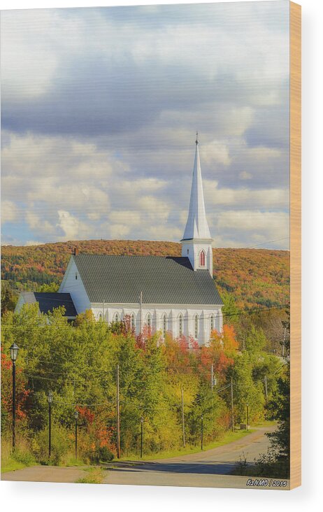 Mabou Wood Print featuring the photograph St Mary's Roman Catholic Church by Ken Morris