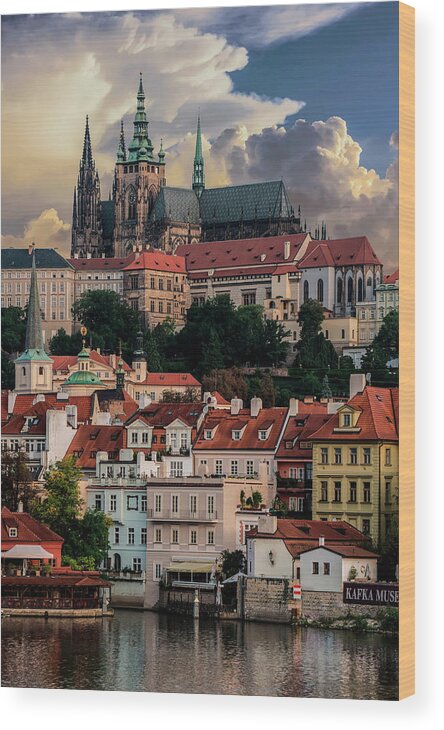 Old Wood Print featuring the photograph Sunny afternoon in Prague by Jaroslaw Blaminsky