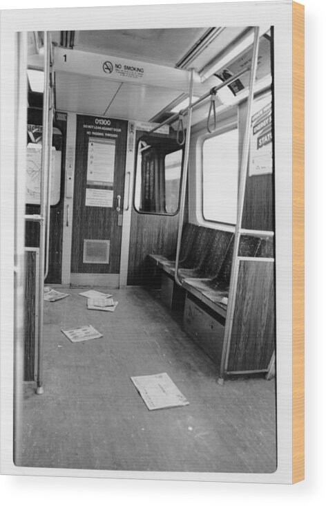 Dirty Train Wood Print featuring the photograph Train Car by Joseph Caban