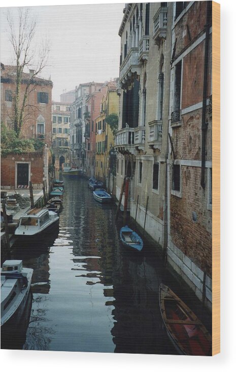 Venice Wood Print featuring the photograph Venice by Marna Edwards Flavell