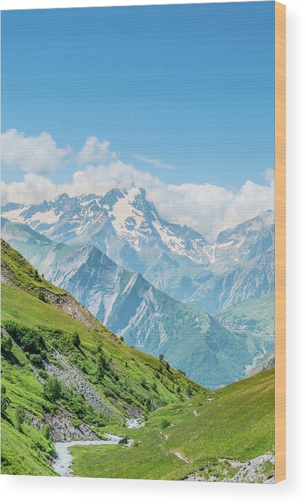 Scenics Wood Print featuring the photograph Mountain Valley #1 by Mmac72