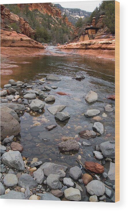 Scenics Wood Print featuring the photograph Oak Creek Canyon #1 by Jenniferphotographyimaging