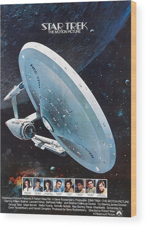 1970s Wood Print featuring the photograph Star Trek, The Motion Picture -1979-. #2 by Album