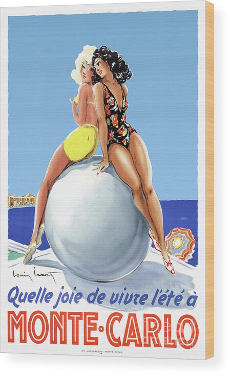 Vintage poster for Monte Carlo Beach - VINTAGE POSTER