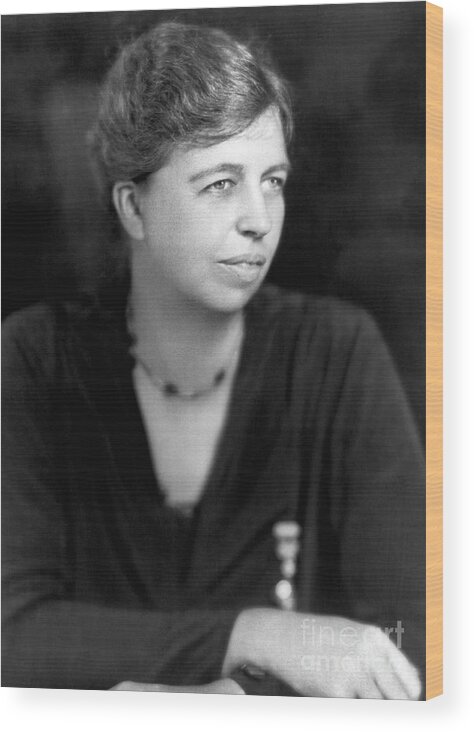 People Wood Print featuring the photograph Eleanor Roosevelt by Bettmann