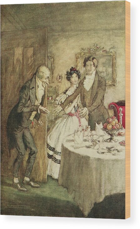A Christmas Carol Wood Print featuring the photograph A Christmas Carol, Christmas Day by Science Source