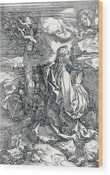 Etching Wood Print featuring the drawing Agony In The Garden, 1515 1906. Artist by Print Collector