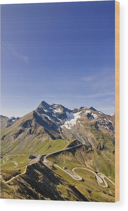 Tranquility Wood Print featuring the photograph Austria, Mount Grossglockner High by Buero Monaco