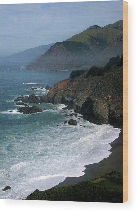 Big Sur Wood Print featuring the photograph Big Sur 1 by Chris Bliss