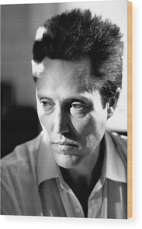 1980-1989 Wood Print featuring the photograph Christopher Walken by Donaldson Collection