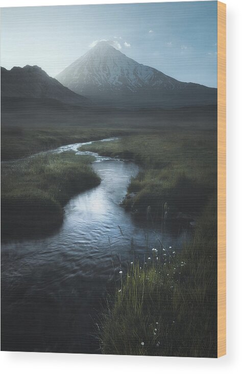 Damavand Wood Print featuring the photograph Inner Tranquility by Majid Behzad
