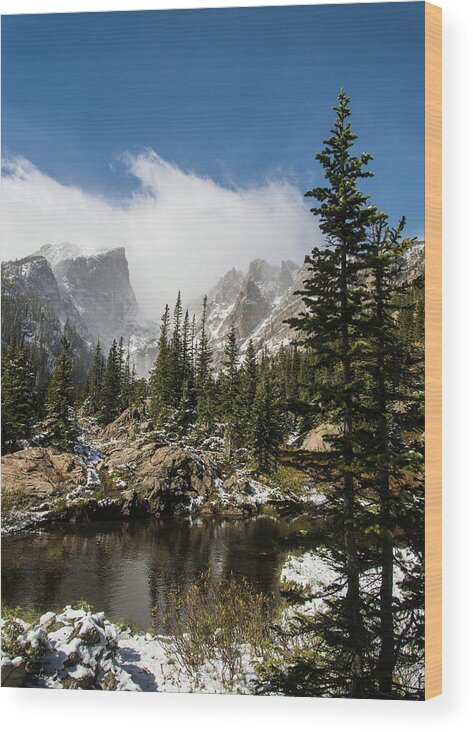 Mountains Wood Print featuring the photograph Into the Mountains by Alex Lapidus