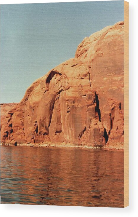 Travel Wood Print featuring the photograph Lake Powell by Karen Stansberry