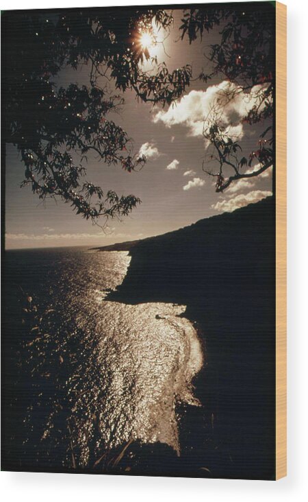 Maui Wood Print featuring the photograph Maui by American Eyes