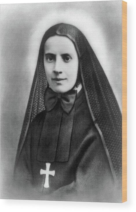 1939 Wood Print featuring the photograph Mother Cabrini, Italian- American by Science Source