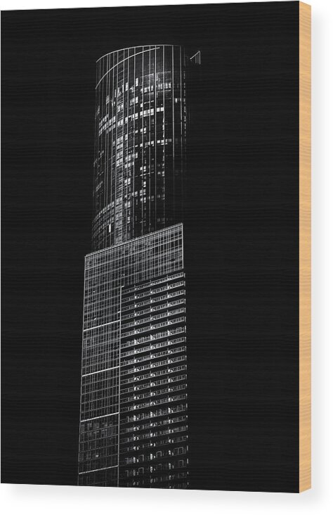 Aura Wood Print featuring the photograph No 388 Yonge St Toronto Canada 1 by Brian Carson