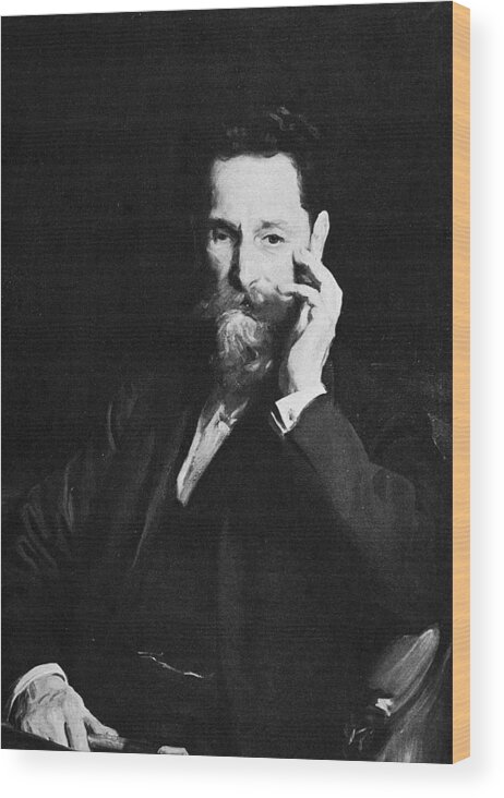 Journalist Wood Print featuring the photograph Portrait Of Publisher Joseph Pulitzer by Hulton Archive