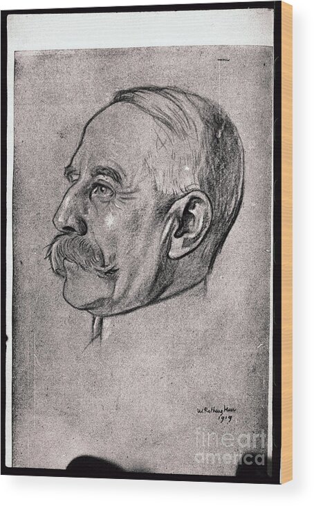 People Wood Print featuring the photograph Profile Portrait Of Composer Edward by Bettmann