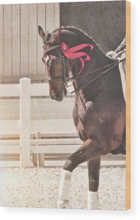 Ability Wood Print featuring the photograph Team Victory Red by Dressage Design