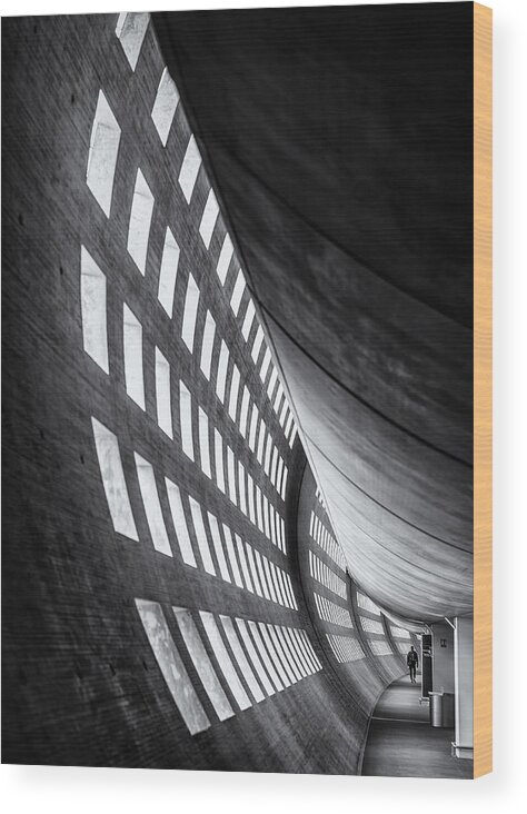 Street Wood Print featuring the photograph The Terminal by Marco Tagliarino