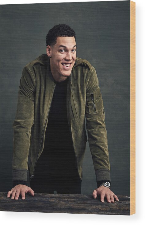 Event Wood Print featuring the photograph Aaron Gordon by Jennifer Pottheiser