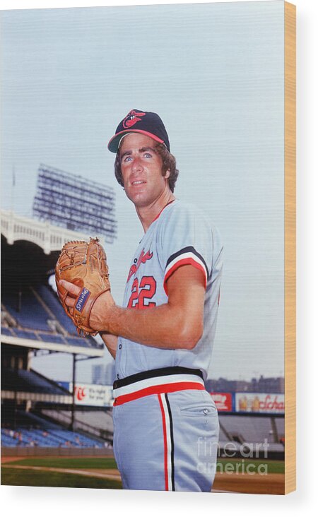 People Wood Print featuring the photograph Jim Palmer #1 by Lou Requena