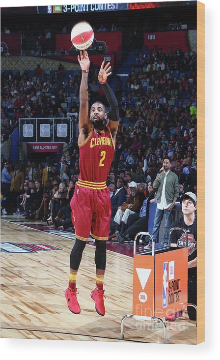 Event Wood Print featuring the photograph Kyrie Irving by Nathaniel S. Butler