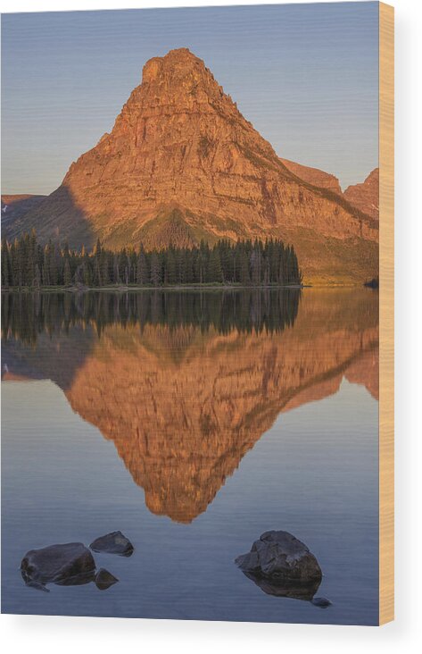 Scenics Wood Print featuring the photograph Glacier National Park #12 by Russell Burden