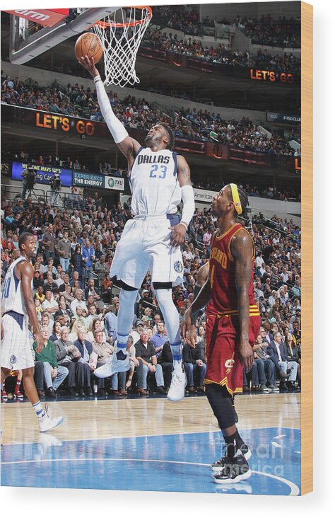 Nba Pro Basketball Wood Print featuring the photograph Wesley Matthews by Danny Bollinger