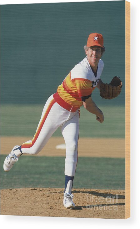 1980-1989 Wood Print featuring the photograph Don Sutton by Rich Pilling