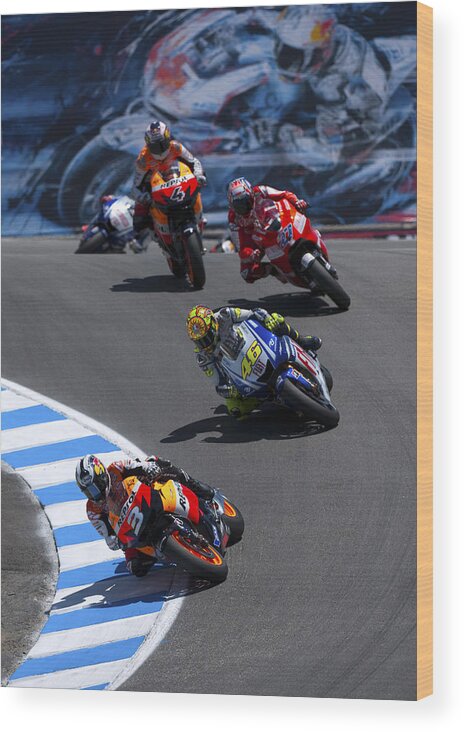 California Wood Print featuring the photograph Red Bull Grand Prix #7 by Robert Laberge