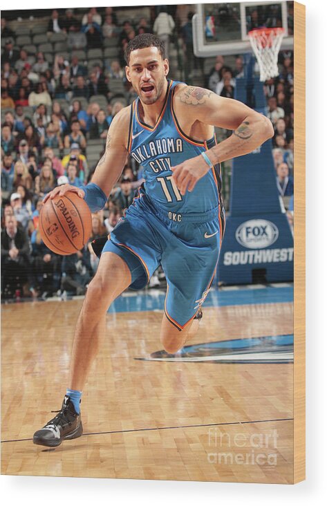 Nba Pro Basketball Wood Print featuring the photograph Abdel Nader by Glenn James