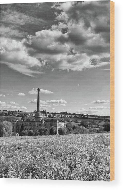 Architecture Wood Print featuring the photograph Bliss Tweed Mill, Chipping Norton, Cotswolds, England by Sarah Howard