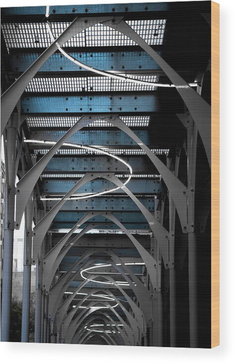 Nyc Wood Print featuring the photograph Covered Walkway East Village NYC by Christine Ley