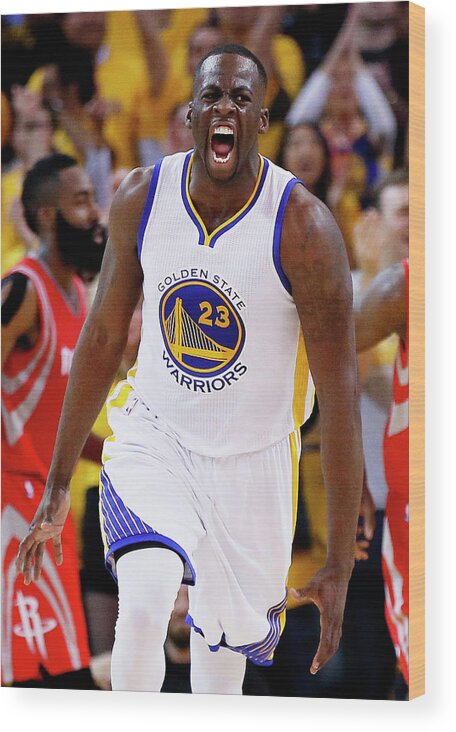 Playoffs Wood Print featuring the photograph Draymond Green by Ezra Shaw