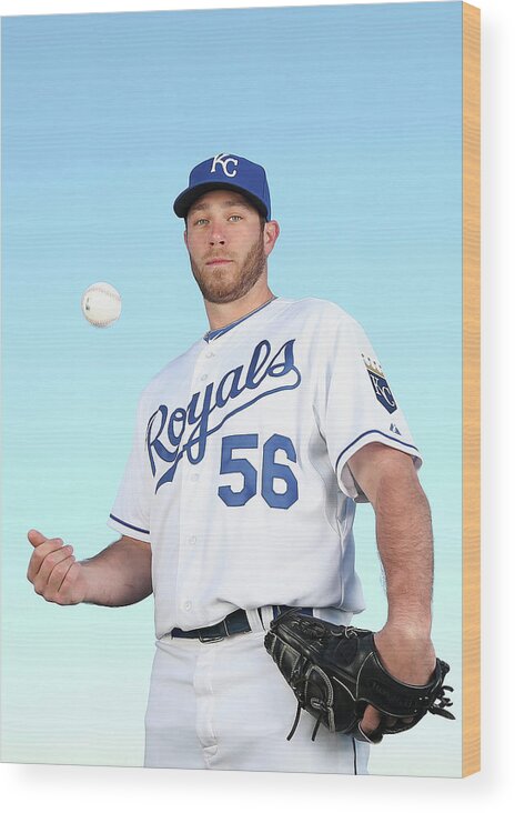 Media Day Wood Print featuring the photograph Greg Holland by Christian Petersen