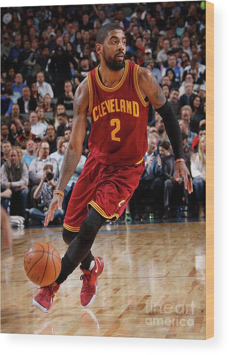 Kyrie Irving Wood Print featuring the photograph Kyrie Irving by Glenn James